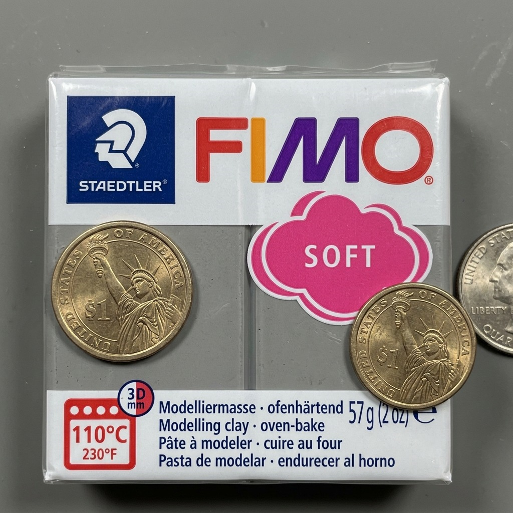 Staedtler Modelling Clay Fimo Soft Stormy Gray 57g (2 oz)