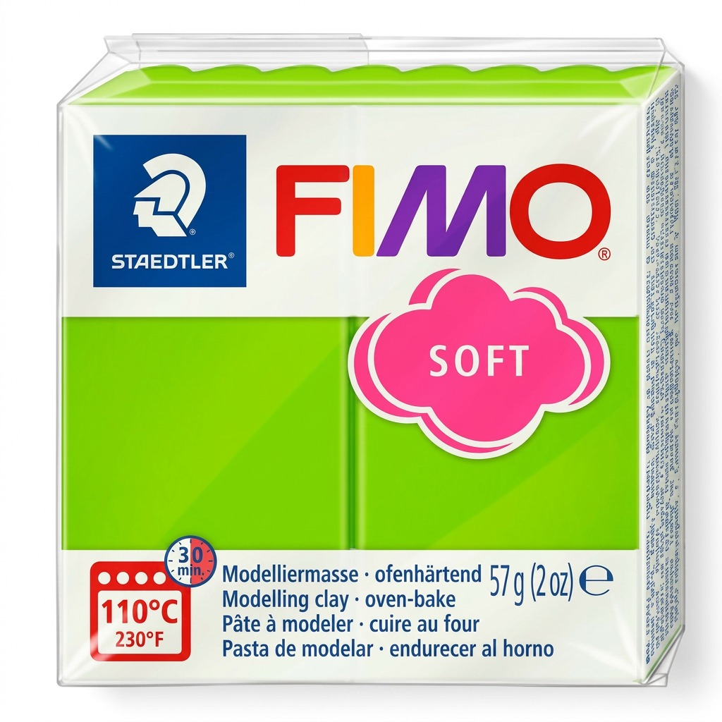 Staedtler Modelling Clay Fimo Soft Apple Green 57g (2 oz)