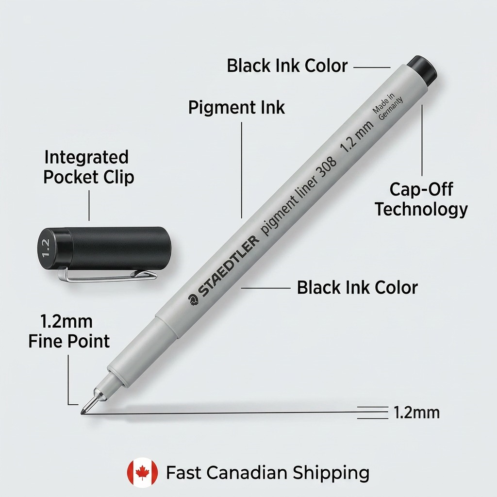 Staedtler Fineliner Pigment Liner 1.2 Mm Black
