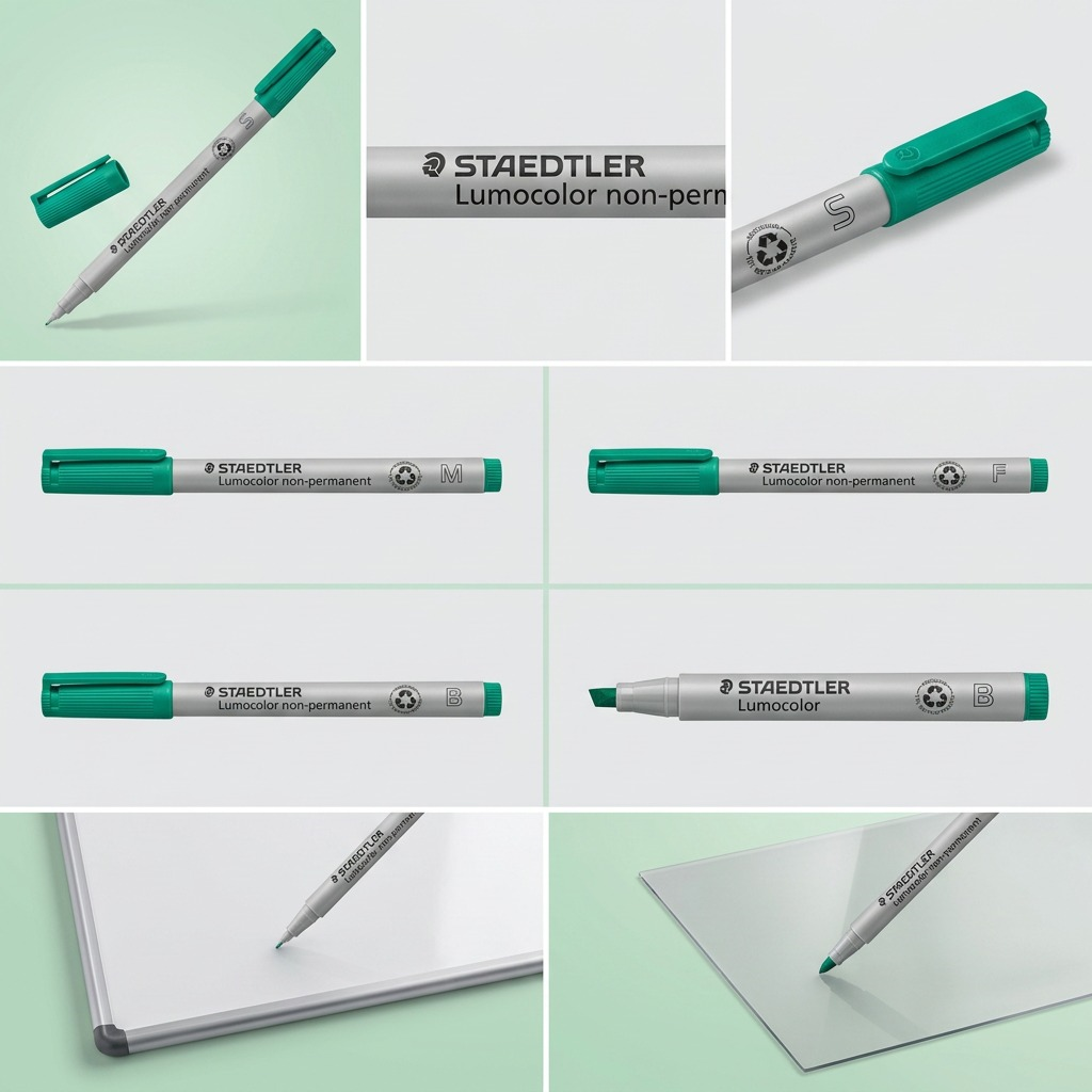 Staedtler Lumocolor Extra Fine Permanent Grn Marker