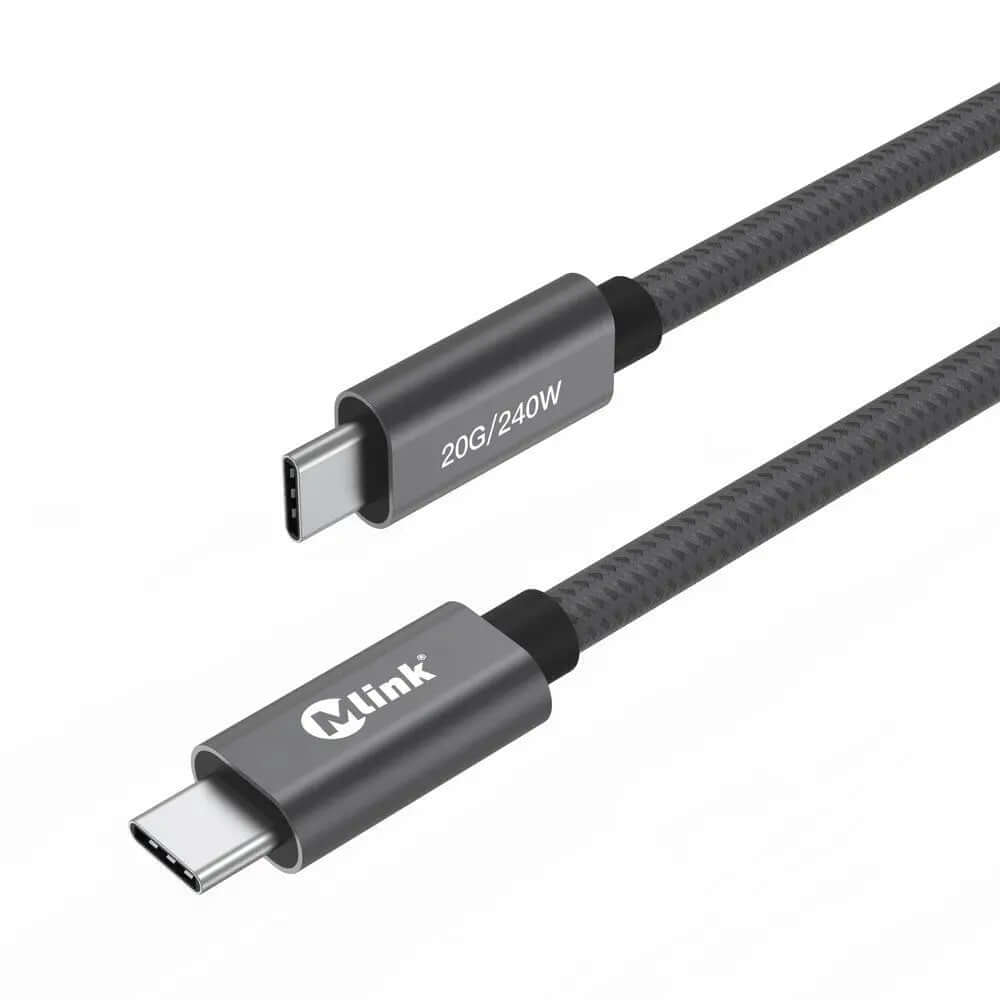 Câble de Charge Ultime USB-C Mlink 240W – L'Évolution Haute Puissance (EPR)