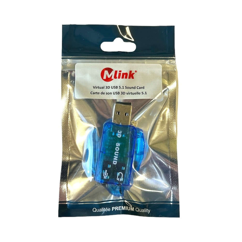 Carte Son Virtuelle 3D USB 5.1